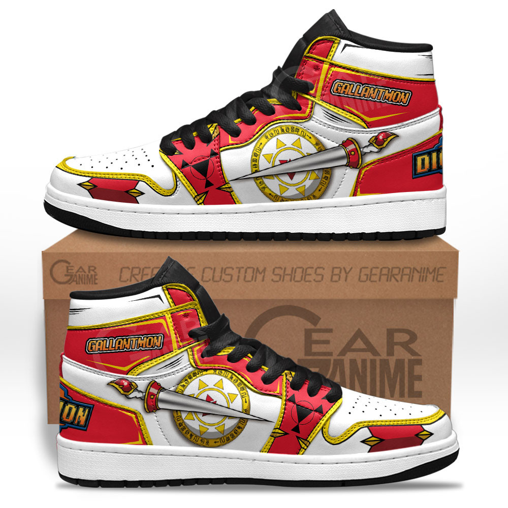 Gallantmon JD1s Sneakers Custom Digimon Anime Shoes For Fans