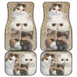 Exotic Cat Car Floor Mats Funny For Exotic Cat Lovers
