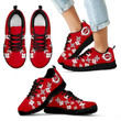 Flowers Pattern Cincinnati Reds Sneakers Running Shoes For Men, Women Shoes8056