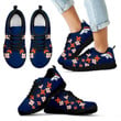 Flowers Pattern Denver Broncos Sneakers Running Shoes For Men, Women Shoes6879