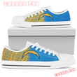 Nfl Los Angeles Chargers Low Top Shoes Sneaker Sport V2