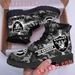 Oakland Raiders Nfl Season Boots Shoes V1