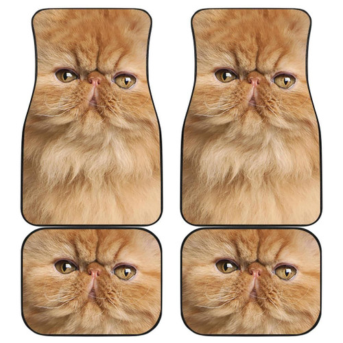 Persian Cat Car Floor Mats Funny Cat Face