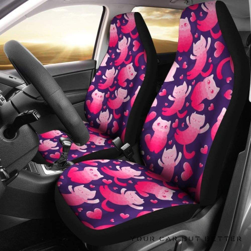 Cat Car Seat Covers Pink