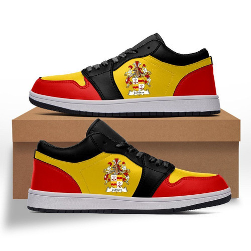 Lochner Germany Flag Style Low Top Sneakers - German Family Crest A7
