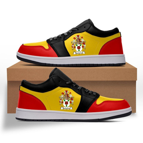 Rummel Germany Flag Style Low Top Sneakers - German Family Crest A7