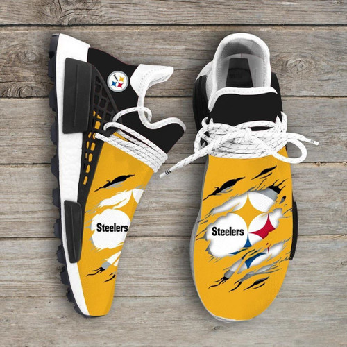 Pittsburgh Steelers Nfl Sport Teams Nmd Human Race Sneakers Sport Shoes Running Shoes Full Size For Men, Women
