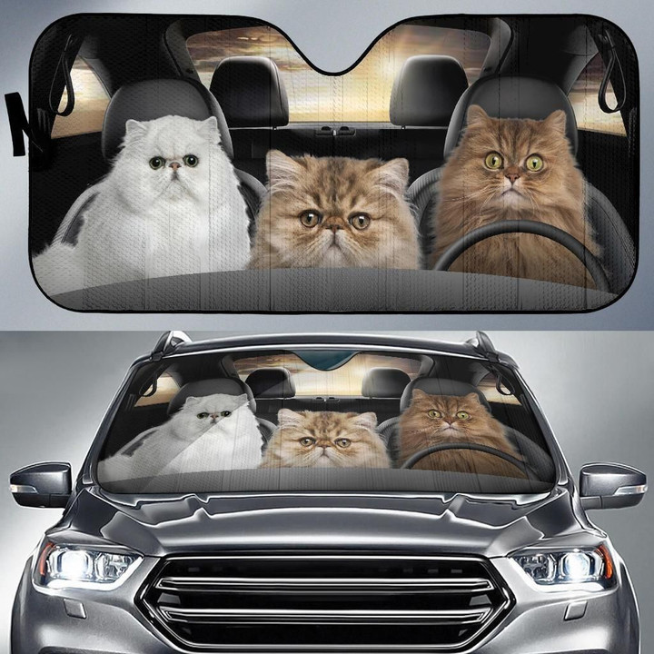 Persian Cat Auto Sunshade Car Sun Visor Funny