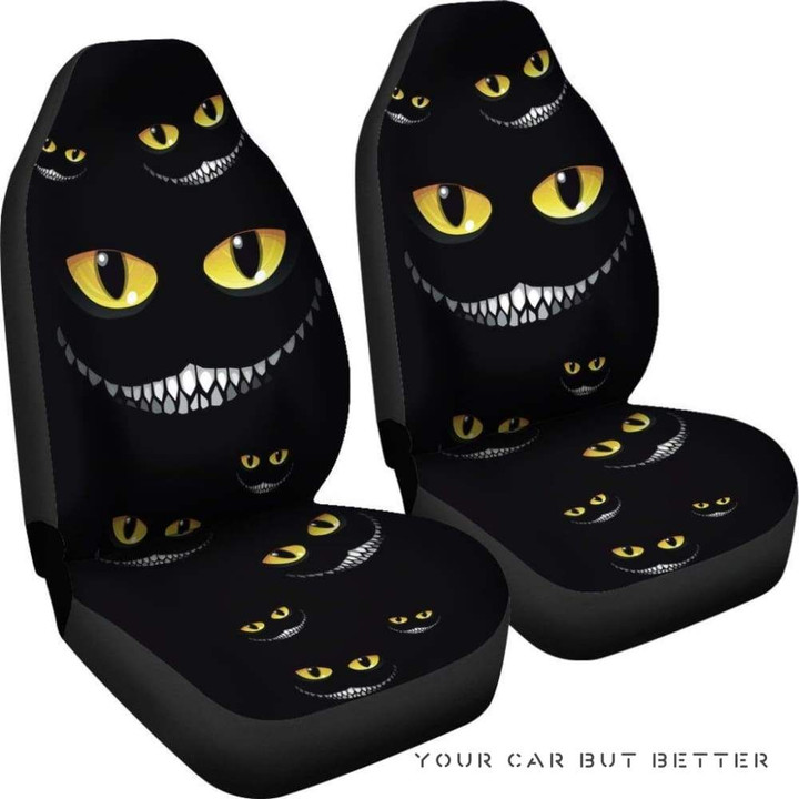Grinning Cat Car Seat Covers