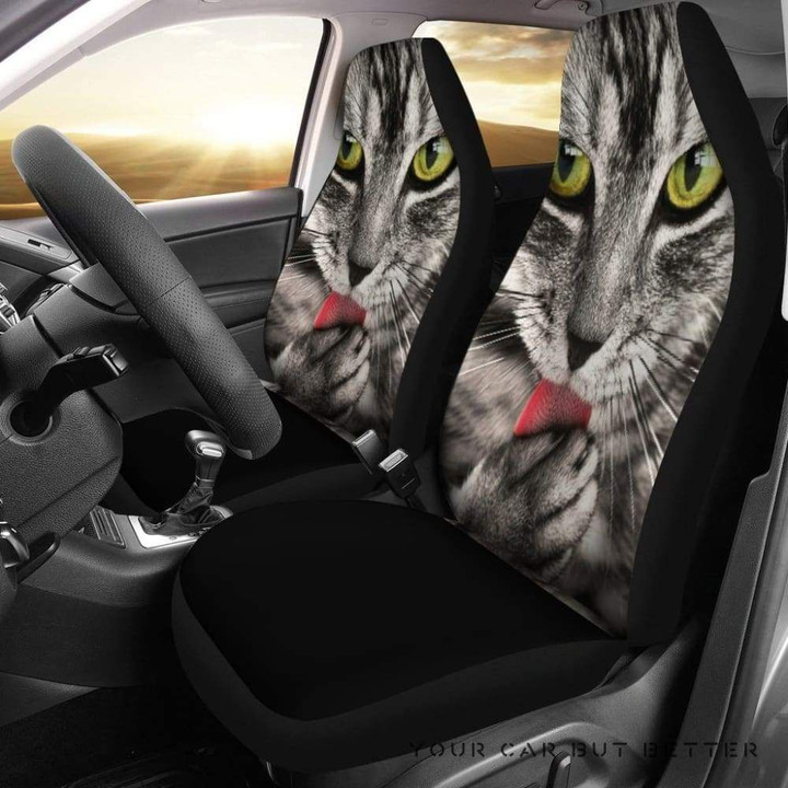 Tabby Cat Car Seat Covers Th