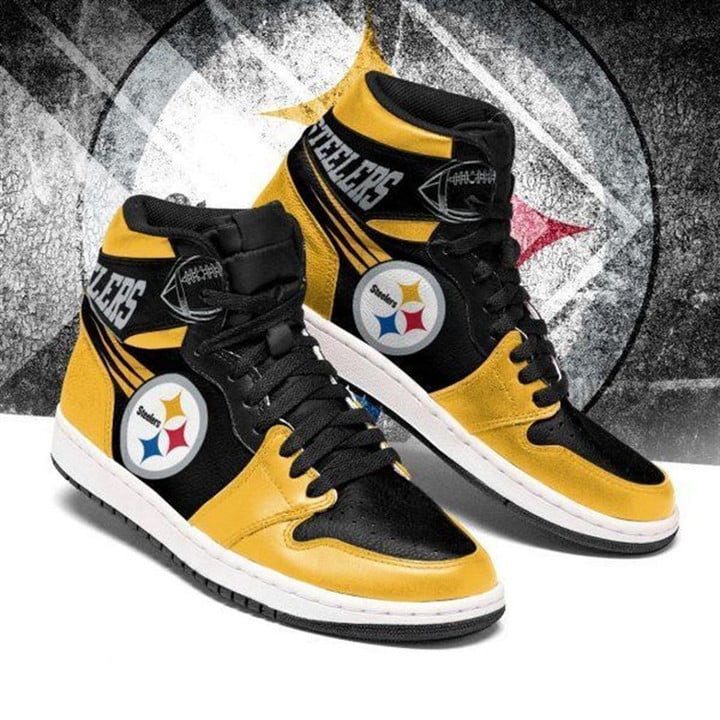 Pittsburgh Steelers Nfl Football Air Jordan Shoes Sport V50 Sneakers