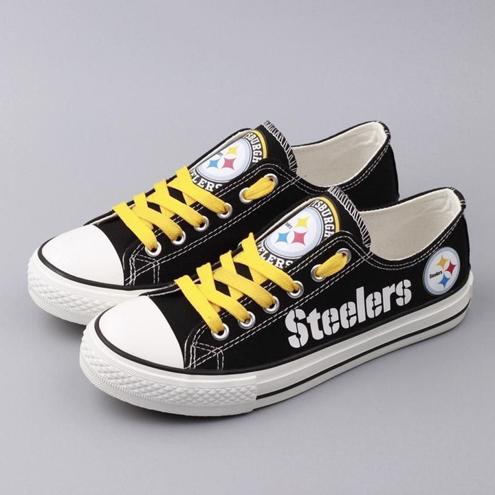 Pittsburgh Steelers Women'S Shoes Low Top Canvas Shoessport
