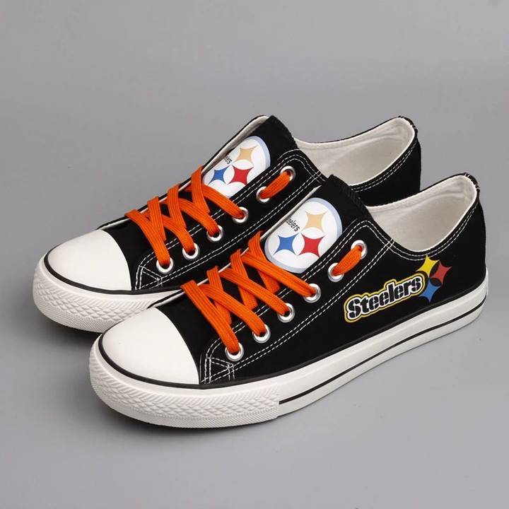 Pittsburgh Steelers Men's Shoes Low Top Canvas Shoes
