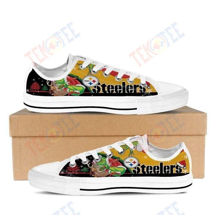 Nfl Pittsburgh Steelers The Grinch Low Top Shoes Custom Print Tmt392 Ds0-07802-z37