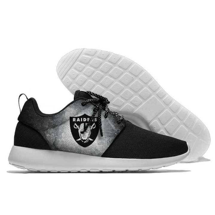 Mens And Womens Oakland Raiders Lightweight Sneakers, Raiders Running Shoes Shoes16546