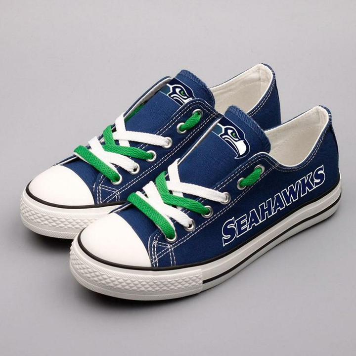Seattle Seahawks Low Top, Seahawks Running Shoes, Tennis Shoes Shoes15088