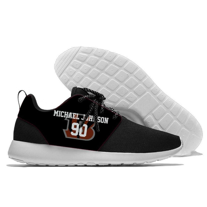 Mens And Womens Cincinnati Bengals Lightweight Sneakers, Bengals Running Shoes Shoes16728
