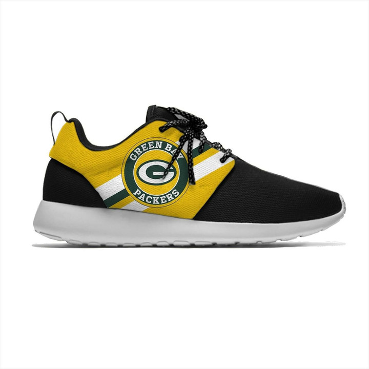 Green Bay Packers Lightweight Sneakers, Packers Running Shoes, Nfl Green Bay Packers Shoes Shoes16441