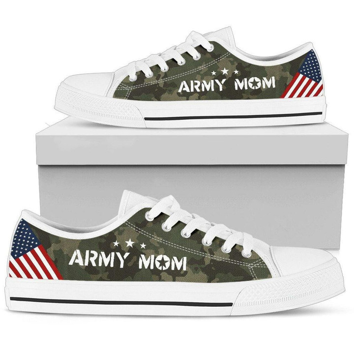 Camo Army Mom Low Top Running Shoes For Men, Women Shoes10645