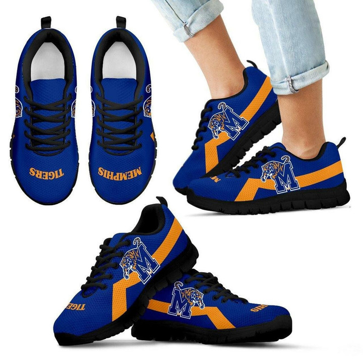 Memphis Tigers Sneakers Line Logo Running Shoes For Men, Women Shoes11906