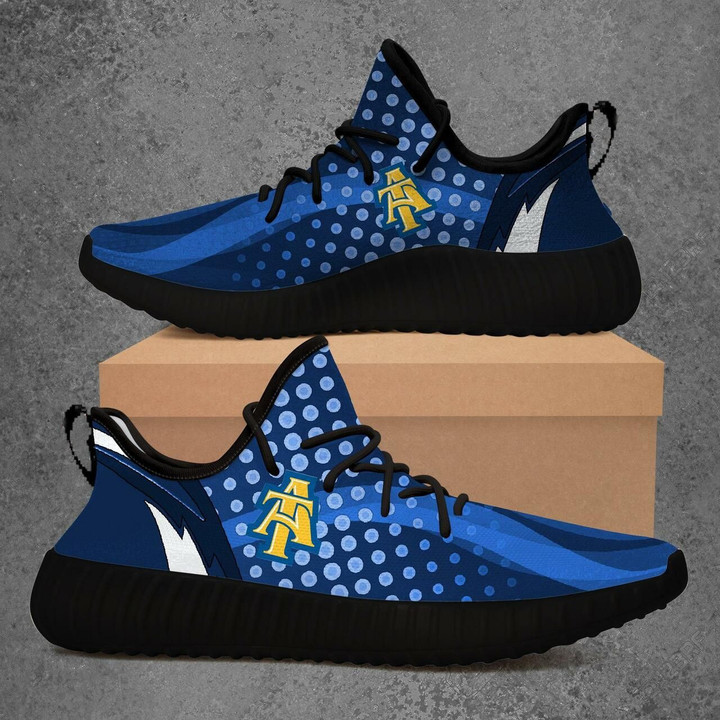 North Carolina A&T Aggies Ncaa Football Sneakers Custom Shoes, Running Shoes For Men, Women Shoes23474
