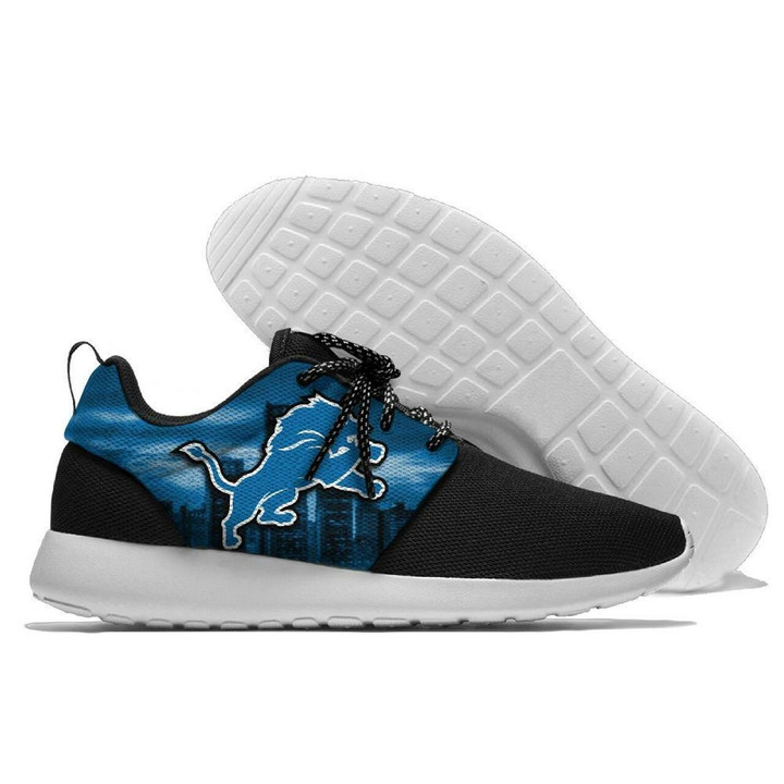 Mens And Womens Detroit Lions Lightweight Sneakers, Lions Running Shoes Shoes16680