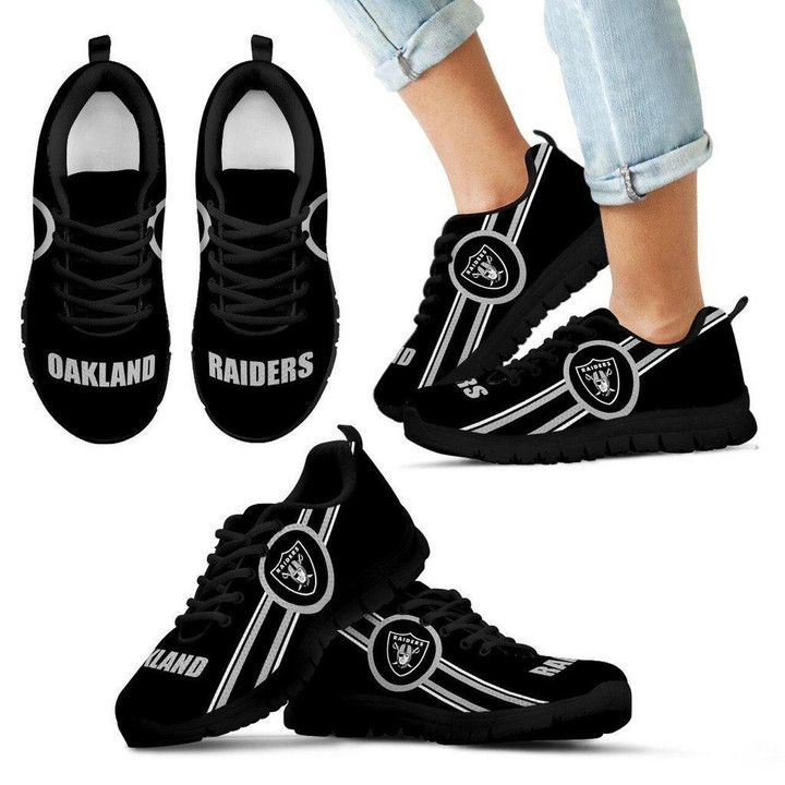 Oakland Raiders Sneakers Fall Of Light Running Shoes For Men, Women Shoes12578