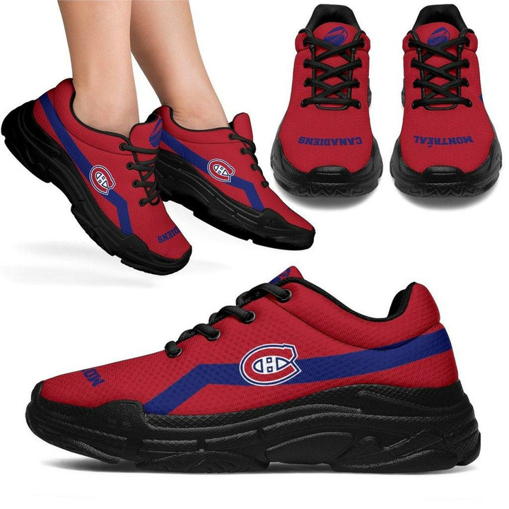 Montreal Canadiens Sneakers With Line Shoes Edition Chunky Sneaker Running Shoes For Men, Women Shoes15765
