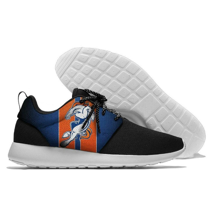 Mens And Womens Denver Broncos Lightweight Sneakers, Broncos Running Shoes Shoes16694