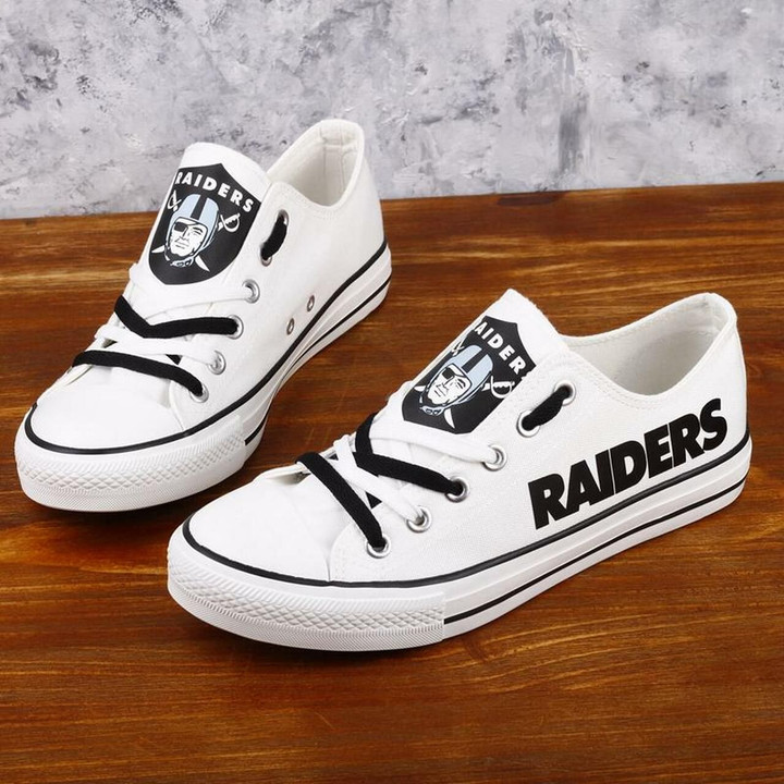 Oakland Raiders Low Top, Raiders Running Shoes, Tennis Shoes Shoes15103
