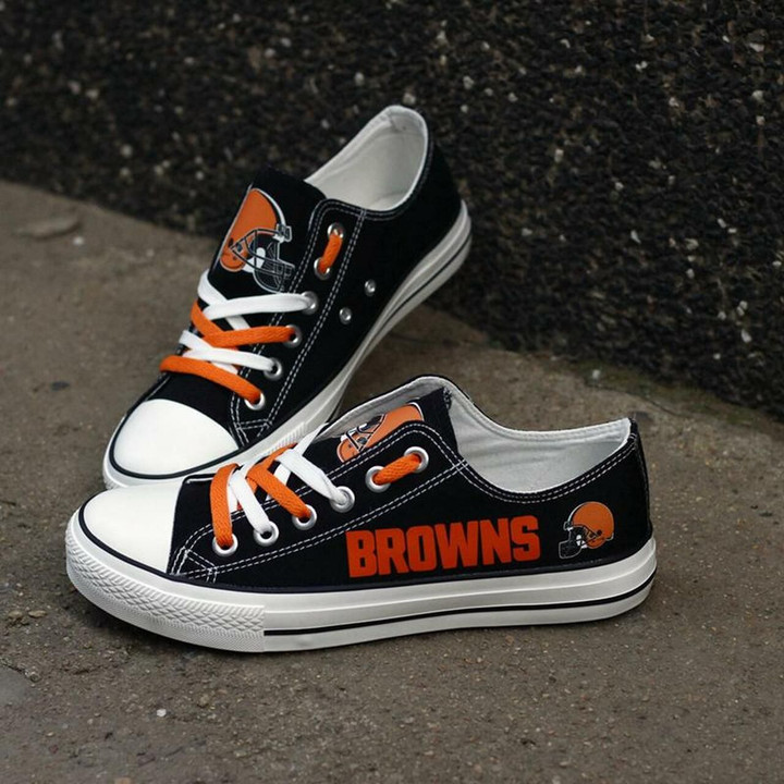 Cleveland Browns Low Top, Browns Running Shoes, Tennis Shoes Shoes15156