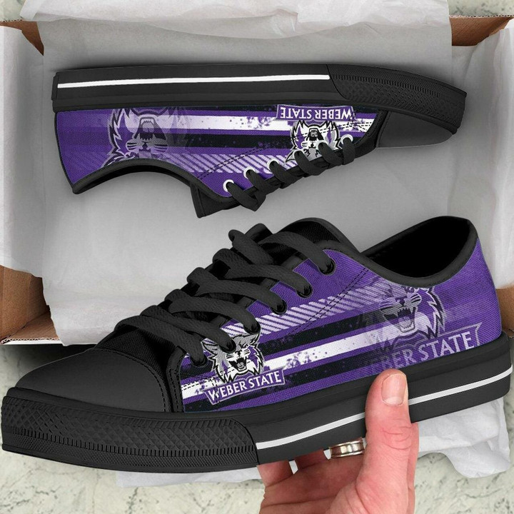 Weber State Wildcats Ncaa Low Top Shoes For Men, Women Shoes2305