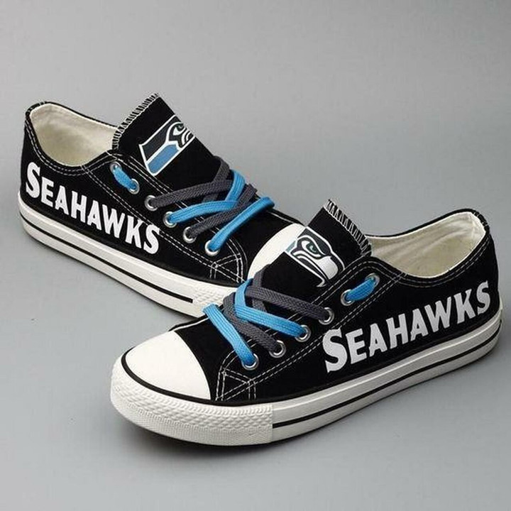 Seattle Seahawks Nfl Football Low Top Logo Shoes For Women, Shoes For Men Custom Shoes Shoes22058