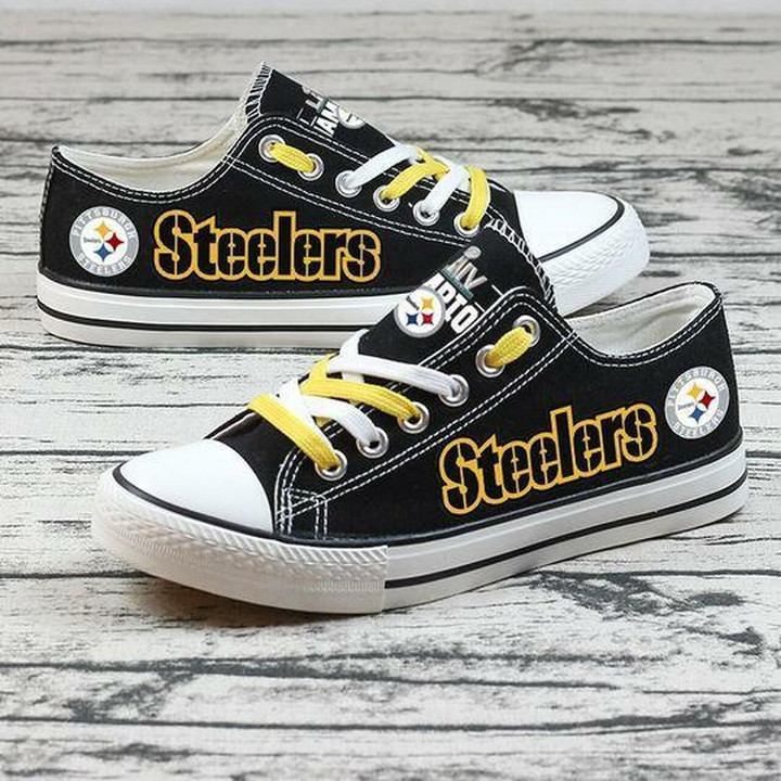 Pittsburgh Steelers Nfl Football Low Top Logo Shoes For Women, Shoes For Men Custom Shoes Shoes22086