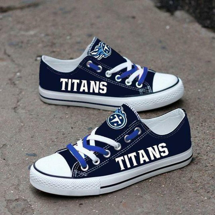 Titans Low Top Logo Shoes For Women, Shoes For Men Custom Shoes Shoes22095