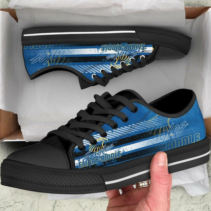 Embry-Riddle Eagles Ncaa Low Top Shoes For Men, Women Shoes2149