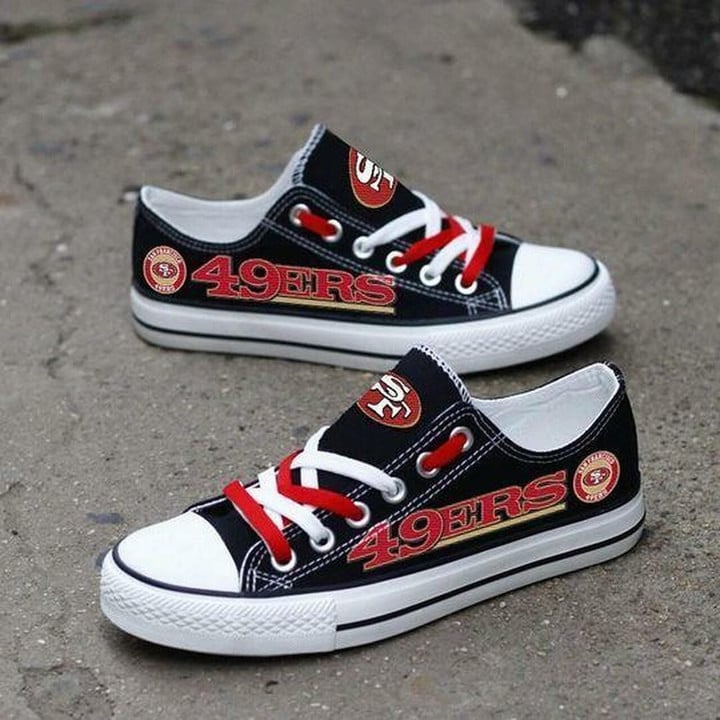 Francisco 49Ers Nfl Football Low Top Logo Shoes For Women, Shoes For Men Custom Shoes Shoes22080