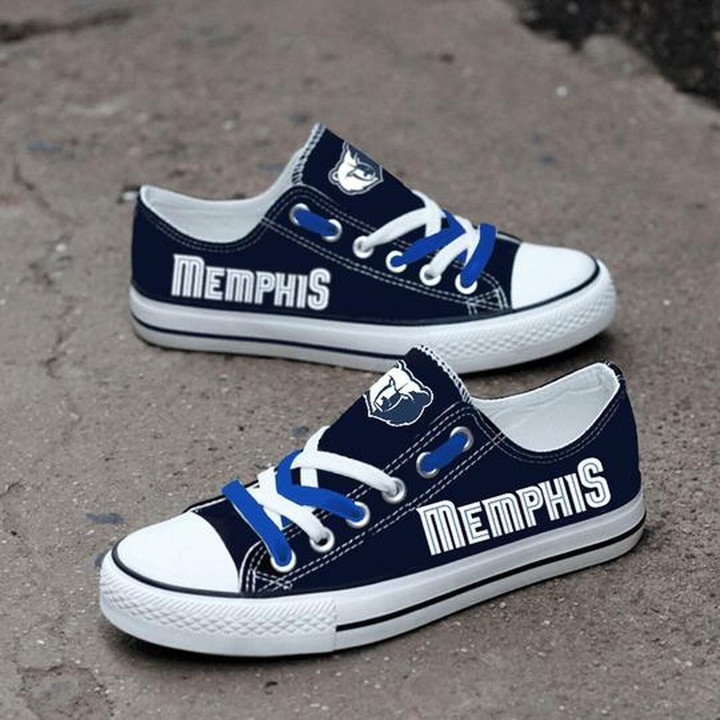 Memphis Grizzlies Nba Basketball Low Top Logo Shoes For Women, Shoes For Men Custom Shoes Shoes22087