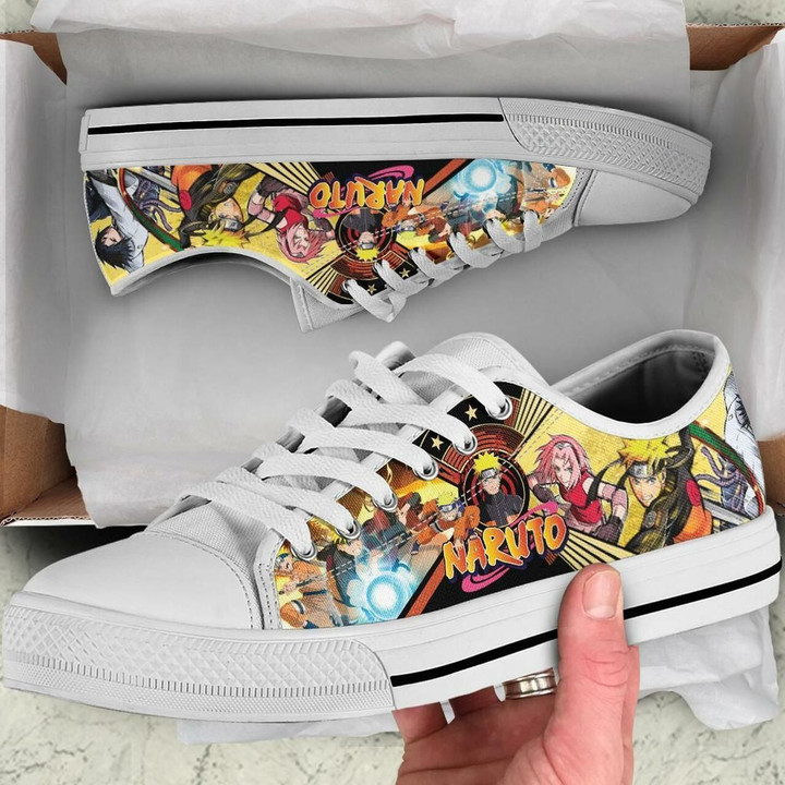 Naruto Low Top Shoes For Women, Shoes For Men Custom Shoes Shoes22196