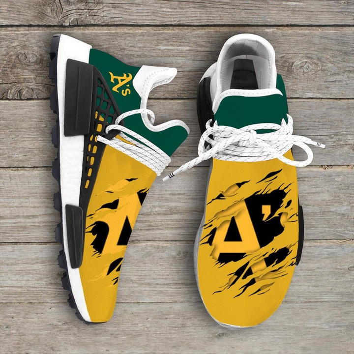 Oakland Athletics Mlb Nmd Human Race Shoes Sport Shoes
