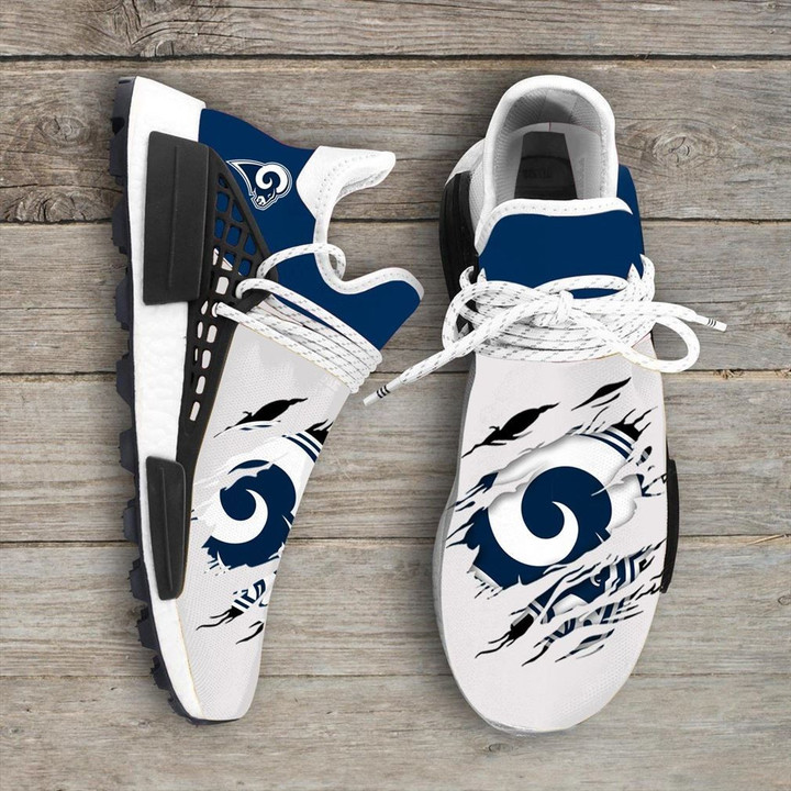 Los Angeles Rams Nfl Nmd Human Race Shoes Sport Shoes