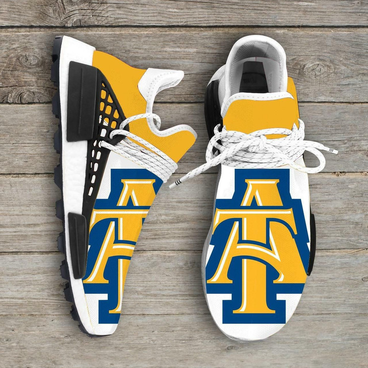 North Carolina A&T Aggies Ncaa Nmd Human Race Sneakers Sport Shoes Trending Brand Best Selling Shoes 2019 Shoes24648