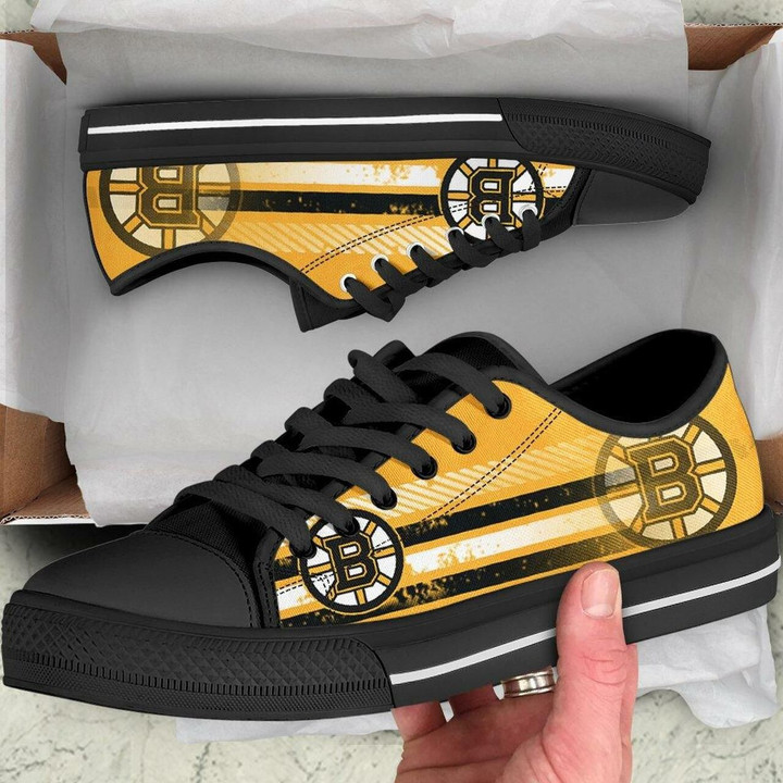 Boston Bruins Nhl Hockey Low Top Shoes For Men, Women Shoes2358