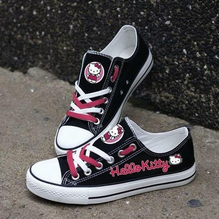 Hello Kitty Character Low Top Shoes For Women, Shoes For Men Custom Shoes Shoes22202