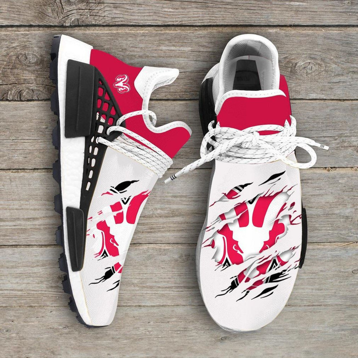 Fresno City College Rams Ncaa Sport Teams Nmd Human Race Sneakers Shoes