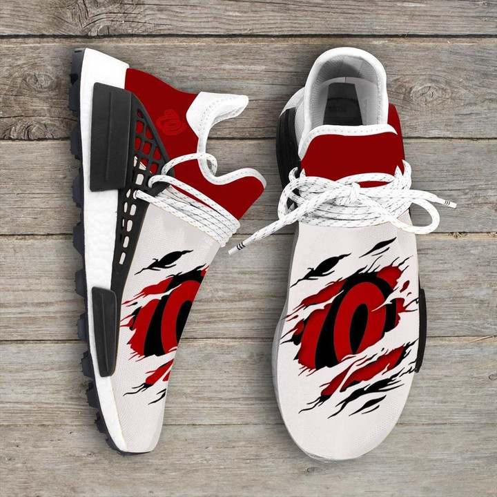 Washington Nationals Mlb Sport Teams Nmd Human Race Sneakers Sport Shoes Running Shoes