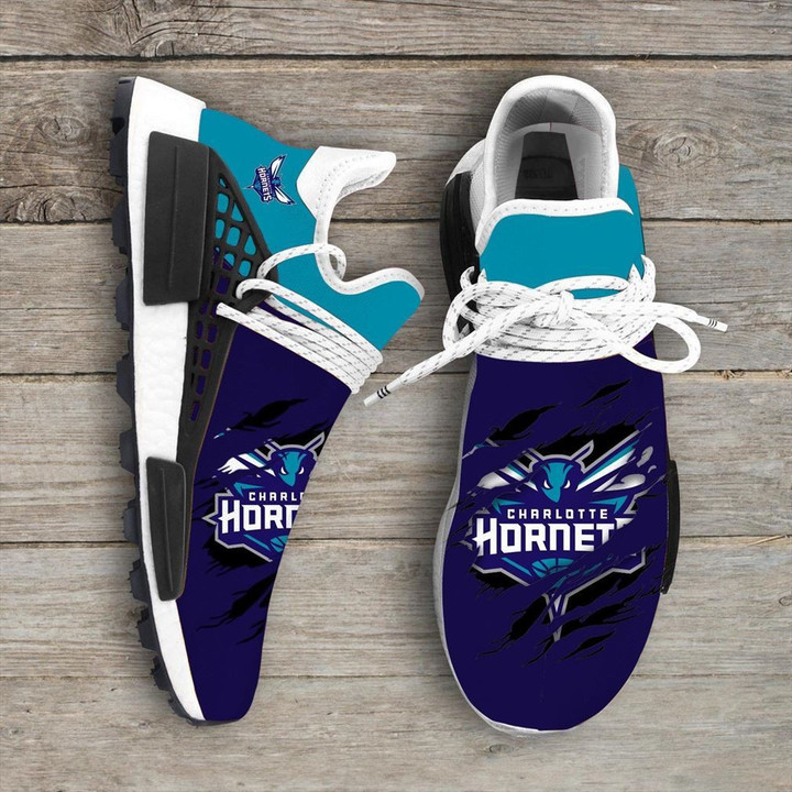 Charlotte Hornets Nba Nmd Human Race Shoes Sport Shoes