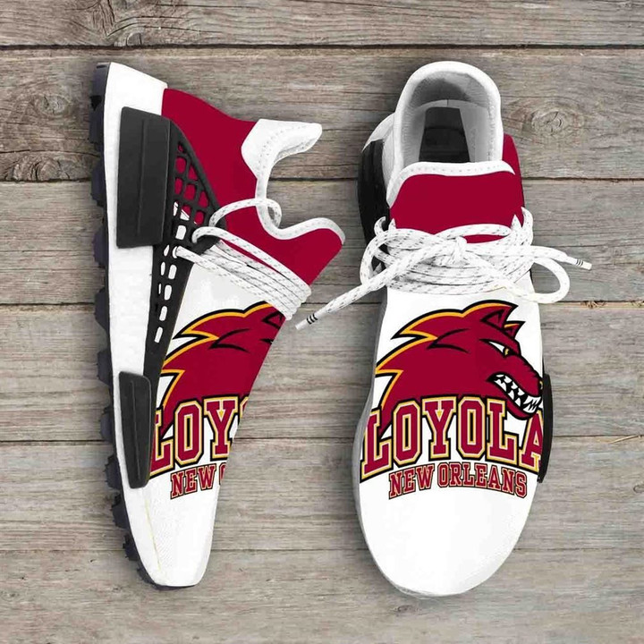 Loyola New Orleans Wolfpack Ncaa Nmd Human Race Sneakers Sport Shoes Running Shoes