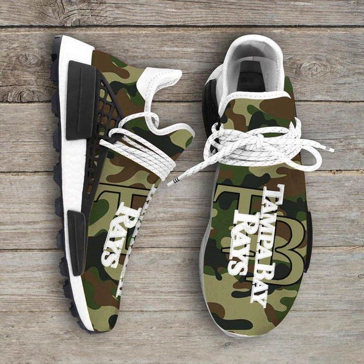 Camo Camouflage Tampa Bay Rays Mlb Sport Teams Nmd Human Race Sneakers Shoes