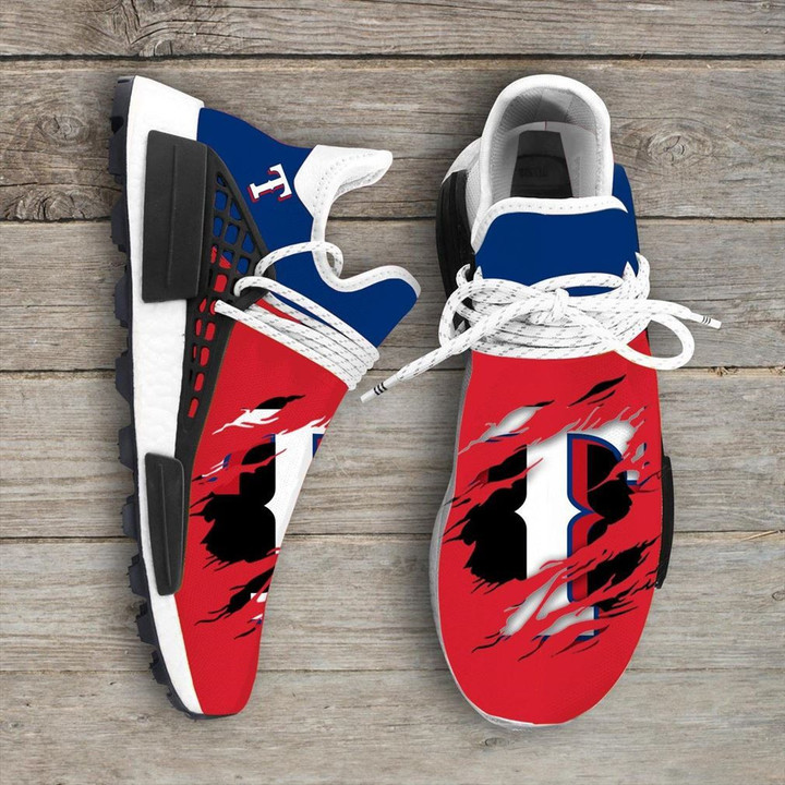 Texas Rangers Mlb Nmd Human Race Sport Shoes